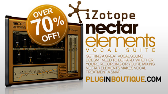 iZotope Nectar Elements - Vocal Suite - Over 70% Off!