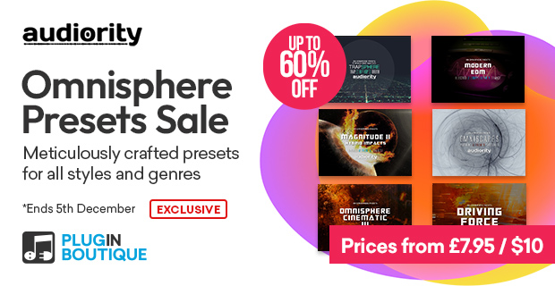 Audiority Omnisphere Presets Black Friday Sale (Exclusive)