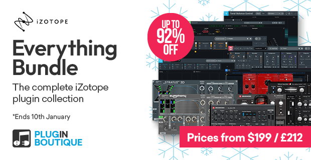 iZotope Everything Bundle Holiday Sale