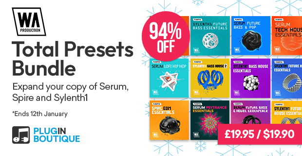 W.A. Production Total Presets Bundle Holiday Sale