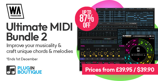 W.A. Production Ultimate MIDI Bundle 2 Black Friday Sale