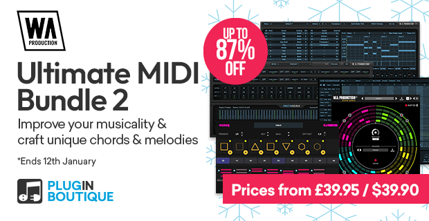 W.A. Production Ultimate MIDI Bundle 2 Holiday Sale