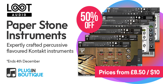 Loot Audio Paper Stone Instruments Black Friday Sale