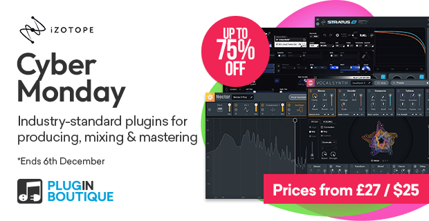iZotope Cyber Monday Sale