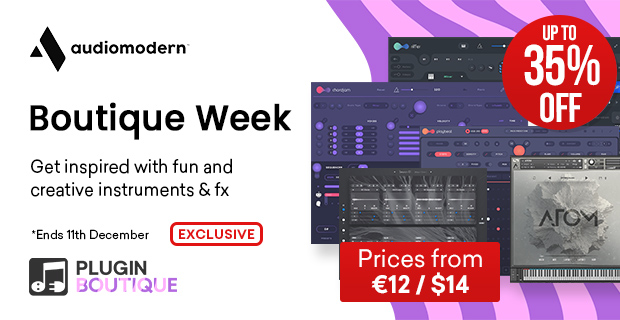 Audiomodern Boutique Week Sale (Exclusive)