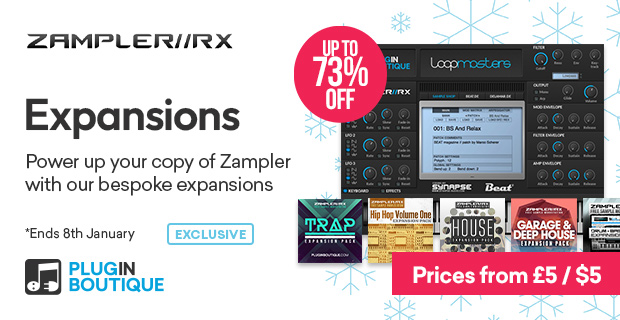 Plugin Boutique Zampler Expansions Holiday Sale (Exclusive)