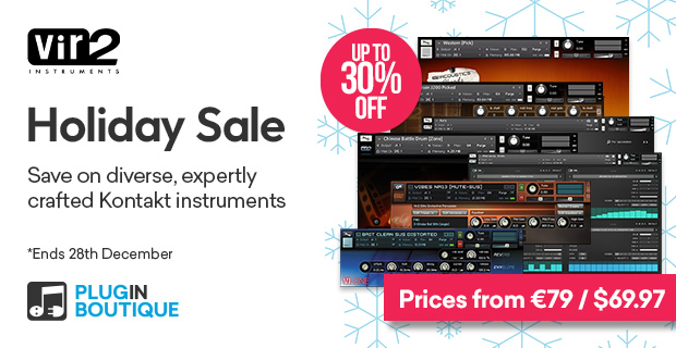 Vir2 Instruments Holiday Sale 