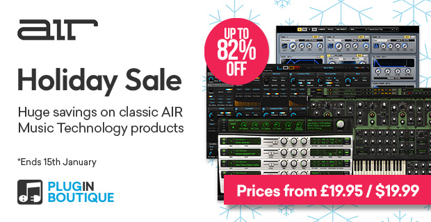 AIR Music Technology Holiday Sale
