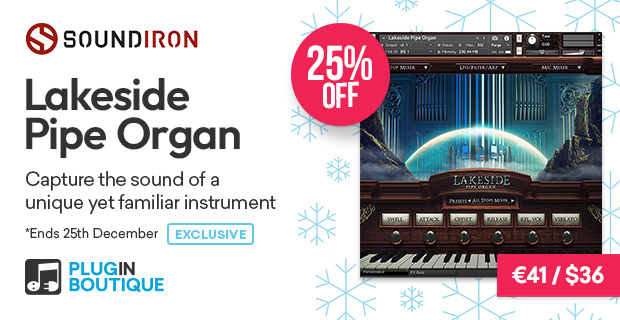 Soundiron Lakeside Pipe Organ Flash Sale (Exclusive)