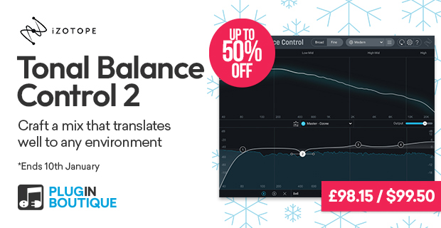 iZotope Tonal Balance Control 2 Holiday Sale