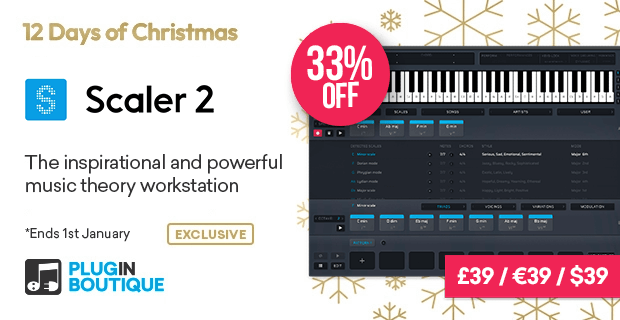 12 Days of Christmas - Plugin Boutique Scaler 2 Sale (Exclusive)