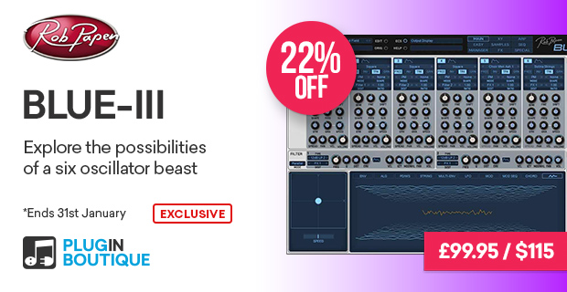 Rob Papen BLUE-III Jamuary Sale (Exclusive)
