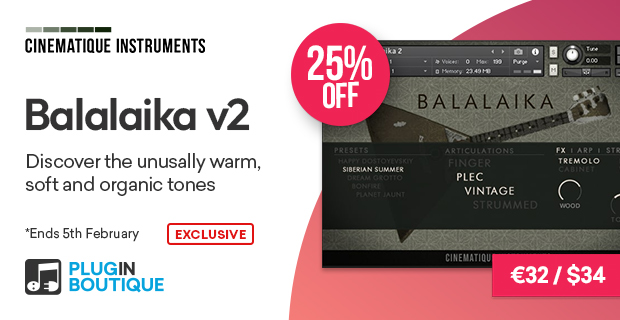 Cinematique Instruments Balalaika v2 Sale (Exclusive) 