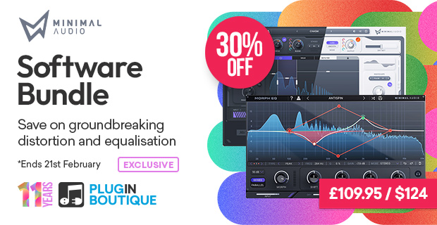 Plugin Boutique's 11th Anniversary: Minimal Audio Software Bundle Sale (Exclusive)