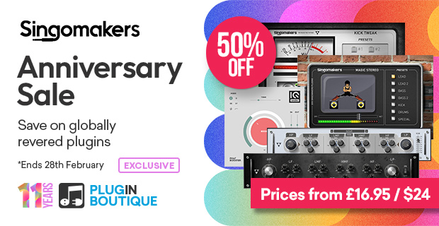 Plugin Boutique's 11th Anniversary: Singomakers Plugins Sale (Exclusive)