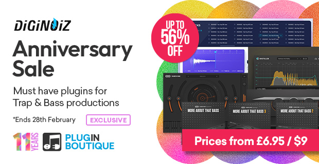Plugin Boutique's 11th Anniversary: Diginoiz Sale (Exclusive)