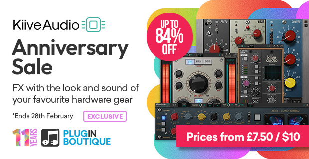 Plugin Boutique's 11th Anniversary: Kiive Audio Sale (Exclusive)