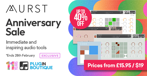 Plugin Boutique's 11th Anniversary: Murst Instruments Sale (Exclusive)