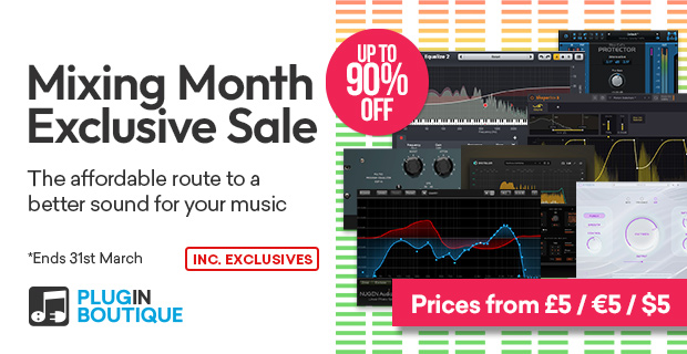 Plugin Boutique's March Mixing Month Sale