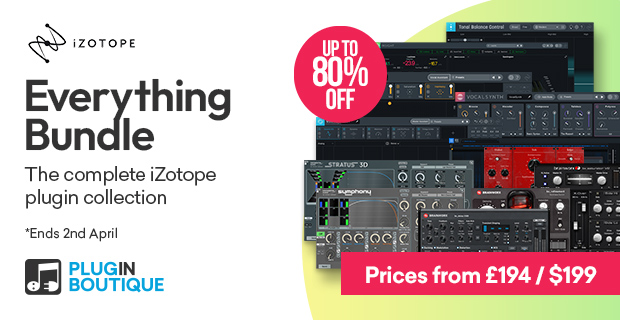 iZotope Everything Bundle Sale