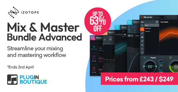 iZotope Mix & Master Bundle Advanced Sale