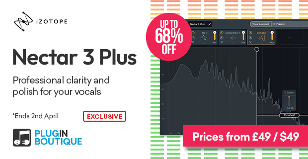 iZotope Nectar 3 Plus Mixing Month Sale (Exclusive)