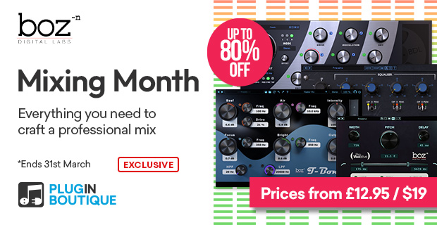 Boz Digital Labs Mixing Month Sale (Exclusive)