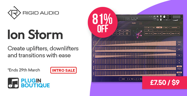 Rigid Audio Ion Storm Intro Sale (Exclusive)