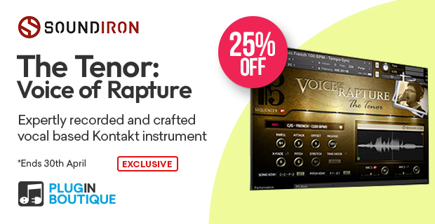 Soundiron Voice Of Rapture: The Tenor Sale (Exclusive)