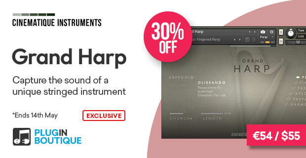 Cinematique Instruments Grand Harp Sale (Exclusive)