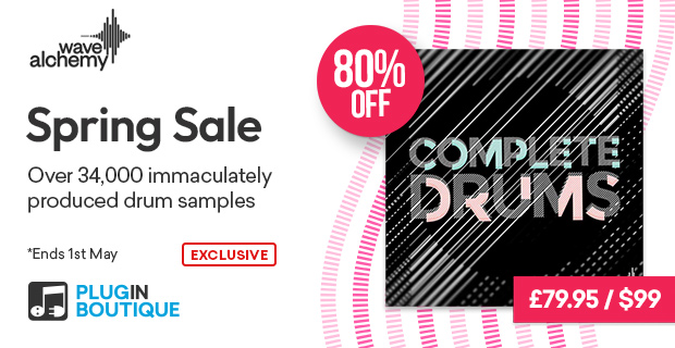 Wave Alchemy Complete Drums 2 Spring Sale (Exclusive)