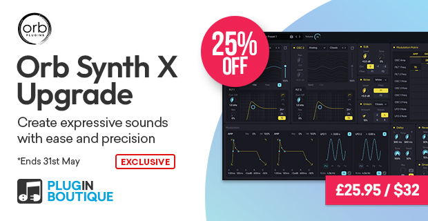 Orb Plugins Orb Synth X Upgrade Sale (Exclusive)