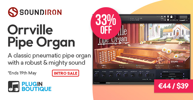 Soundiron Orrville Pipe Organ Intro Sale