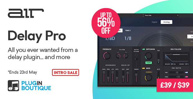 AIR Music Technology Delay Pro Intro Sale