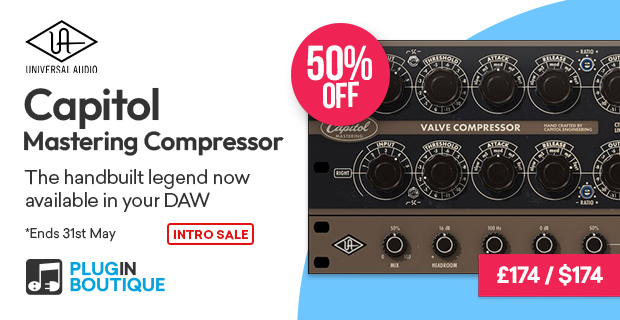 Universal Audio Capitol Mastering Compressor Intro Sale