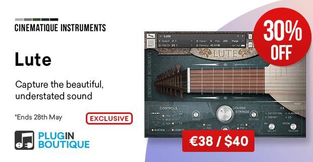 Cinematique Instruments Lute Sale (Exclusive)