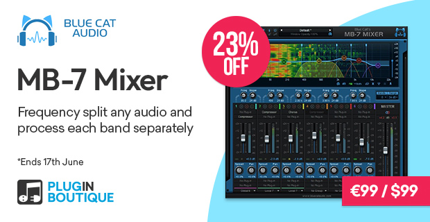 Blue Cat Audio's MB-7 Mixer Update Sale