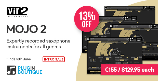 Vir2 Instruments MOJO Solo Saxophones Intro Sale