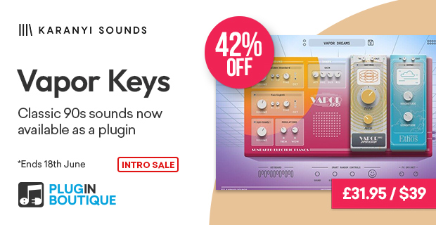 Karanyi Sounds Vapor Keys (Plugin) Intro Sale