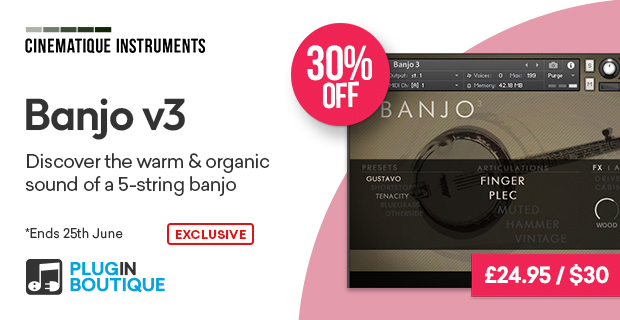 Cinematique Instruments Banjo v3 Sale (Exclusive)