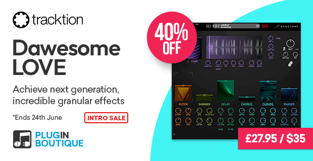 Tracktion Dawesome LOVE Intro Sale