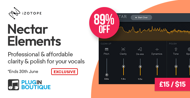 iZotope Nectar 3 Elements Sale (Exclusive)