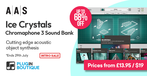AAS Chromaphone 3 Ice Crystals Sound Bank Intro Sale