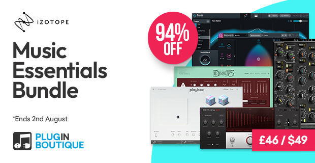 iZotope Music Essentials Bundle Sale