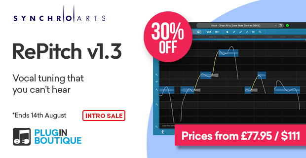 Synchro Arts RePitch v1.3 Intro Sale