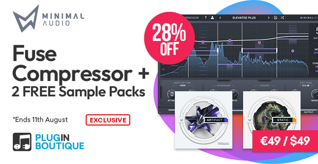Minimal Audio Fuse Compressor + 2 FREE Sample Packs Sale