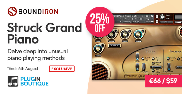 Soundiron Struck Grand Piano Flash Sale (Exclusive)