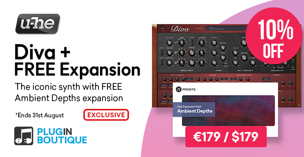 u-he Diva + Free Expansion Sale (Exclusive)