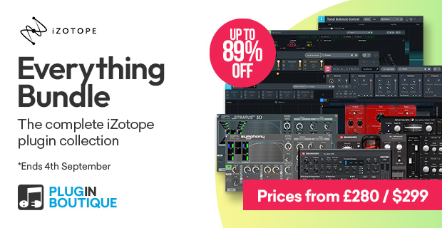 iZotope Everything Bundle Sale 