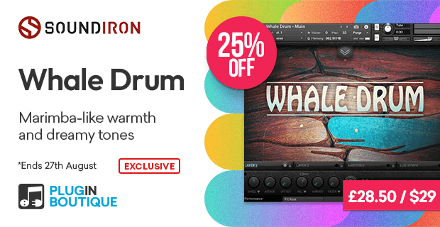 Soundiron Whale Drum Flash Sale (Exclusive)